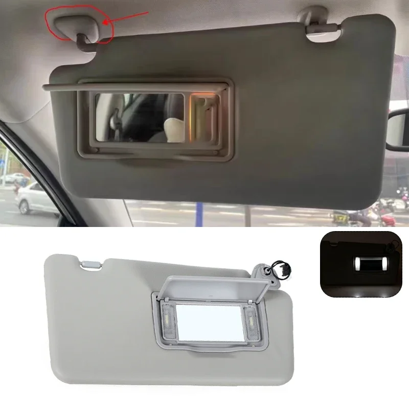 For Renault Koleos 2008-2016 Front Sunvisor Wth Makeup Mirror With Light Car Accessories 96401JY65A 964005494R