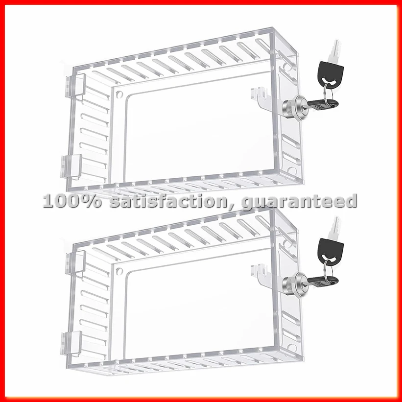 Thermostat Guard Air Conditioning Thermostat Lock Box Thermostat Cover Lockable Air Conditioning Control Panel Cover-A63M