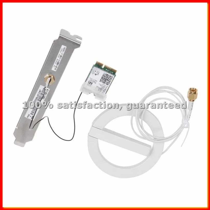 For 9461NGW WiFi Card+Baffle+Antenna Kit AC 9461 2.4G/5G 802.11AC M2 Key E CNVI Bluetooth 5.0 Wireless Adapter-A68X