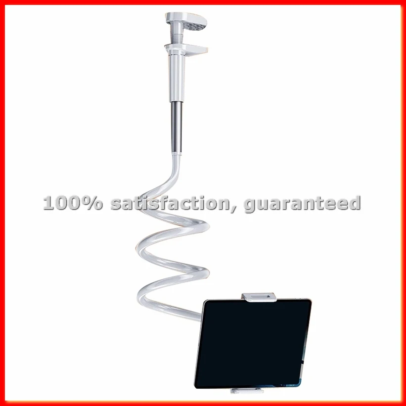 High-Quality Mobile Phone Stand Lazy Bedside Tablet Holder Desktop Cantilever Bracket Live Streaming for 10-12.9In White-ABAM