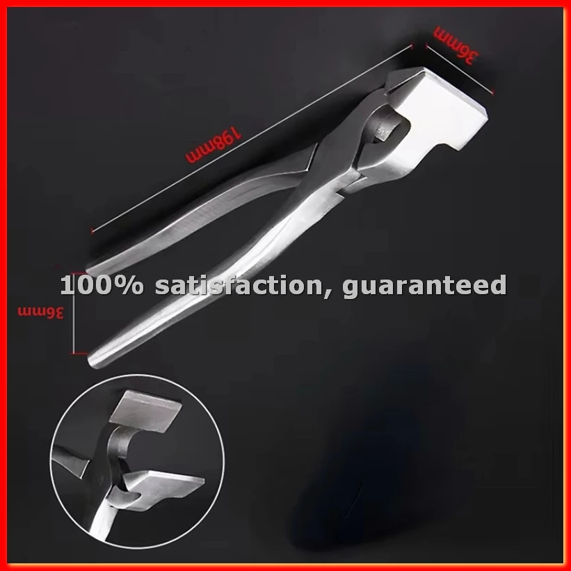 Leather Edge Fixed Clamp Leather Bag Making Pliers Leather Edge Adjustment Flattening Pliers Shoemaker Repair Tools A-ABAM