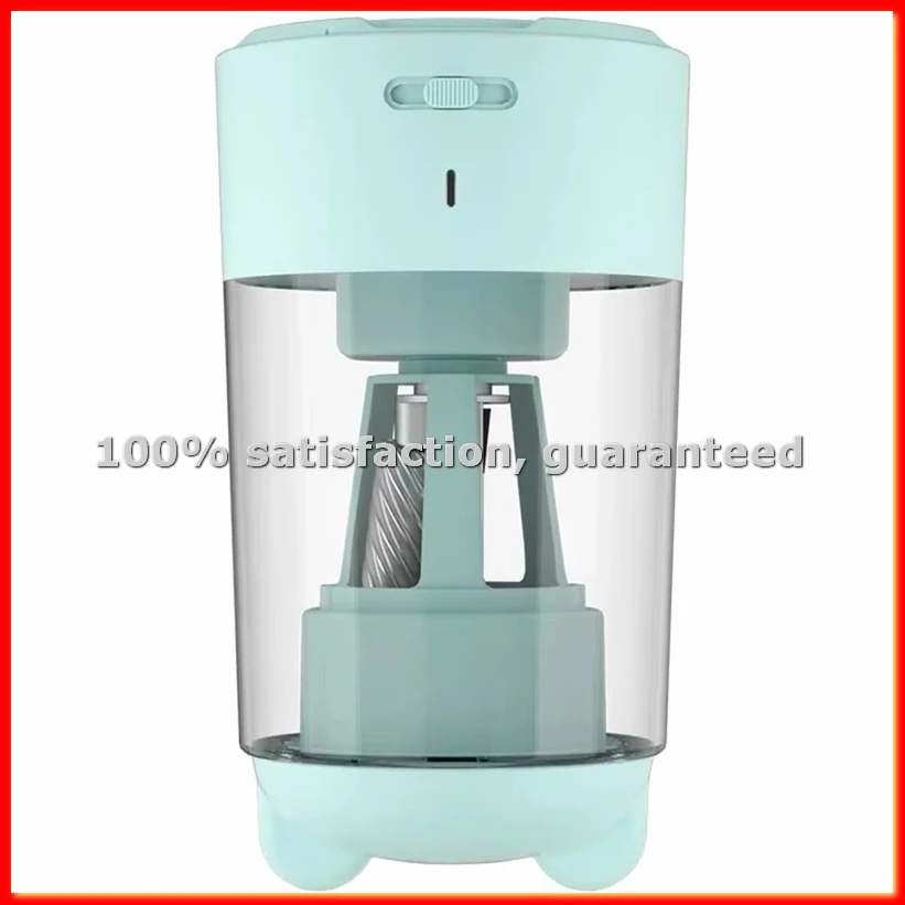 Automatic Electric Pencil Sharpener for Kids - Cartoon Design, Electric Rechargeable Pencil Sharpener Blue-ABAM