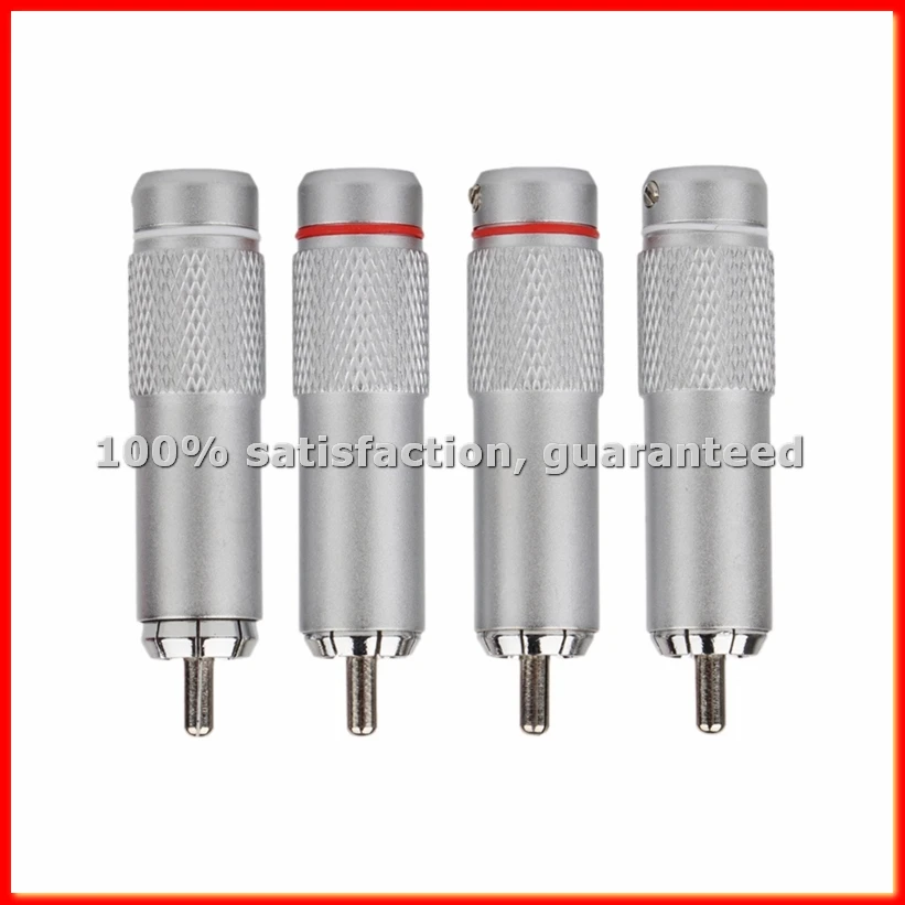 4PCS Plug Connector Audio Plug Terminal for DIY HIFI Audio Cable Speaker Accessories-A13G
