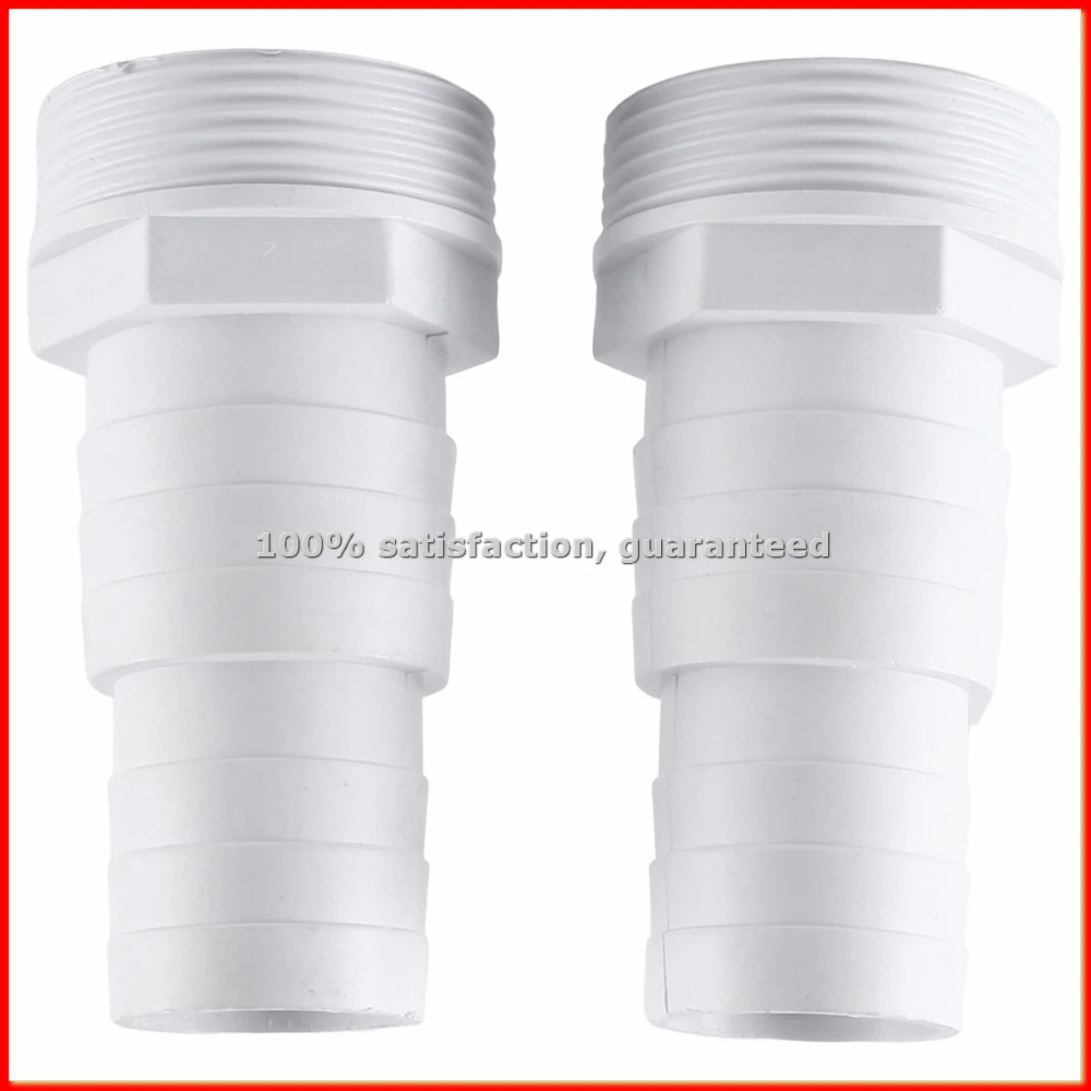 2Pcs Hose Adapter 1-1/2Inch and 1-1/4Inch Male 3-Way Washer Hose Connection for Hot Tubs Swimming Pool Hose Connector-A68X