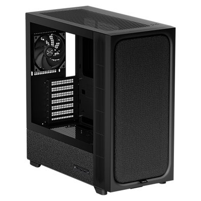 Gabinete Gamer TRYX Flova F50, Mid-Tower, ATX, com Fan Cross-Flow e Vidro Temperado, Preto, Sem Fonte - C-F500F-FM1E-G0K Gabinete Gamer TRYX Flova F50, Mid-Tower, ATX, com Fan Cross-Flow e Vidro Temperado, Preto, Sem Fonte - C-F500F-FM1E-G0K