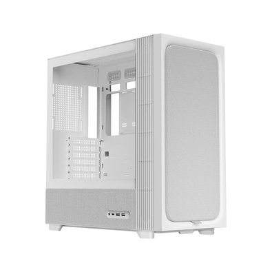 Gabinete Gamer TRYX Flova F50, Mid-Tower, ATX, com Fan Cross-Flow e Vidro Temperado, Branco, Sem Fonte - C-F500F-FM1E-G0W Gabinete Gamer TRYX Flova F50, Mid-Tower, ATX, com Fan Cross-Flow e Vidro Temperado, Branco, Sem Fonte - C-F500F-FM1E-G0W