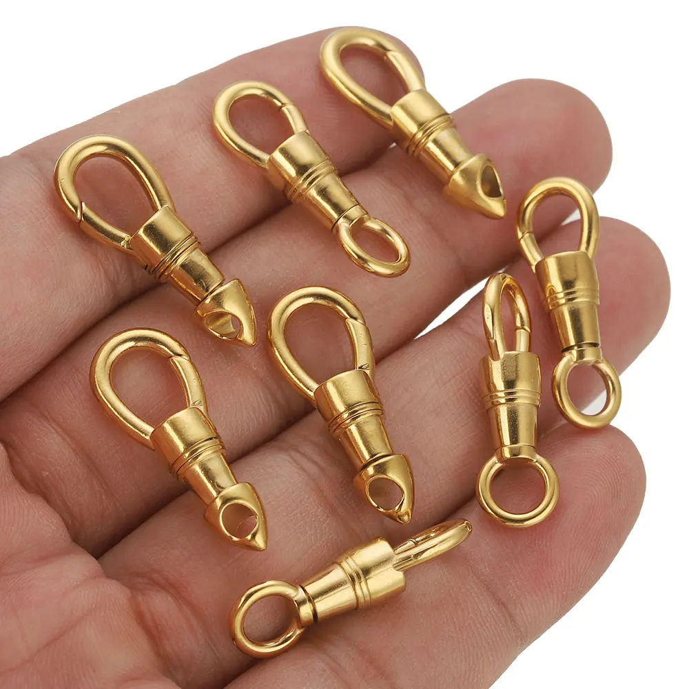 2pcs/lot Stainless Steel Bag Key Chain Hook Clasps Lobster Clasp Hooks Connectors for DIY Jewelry Making Supplies Accessories 2pcs/lot Stainless Steel Bag Key Chain Hook Clasps Lobster Clasp Hooks Connectors for DIY Jewelry Making Supplies Accessories