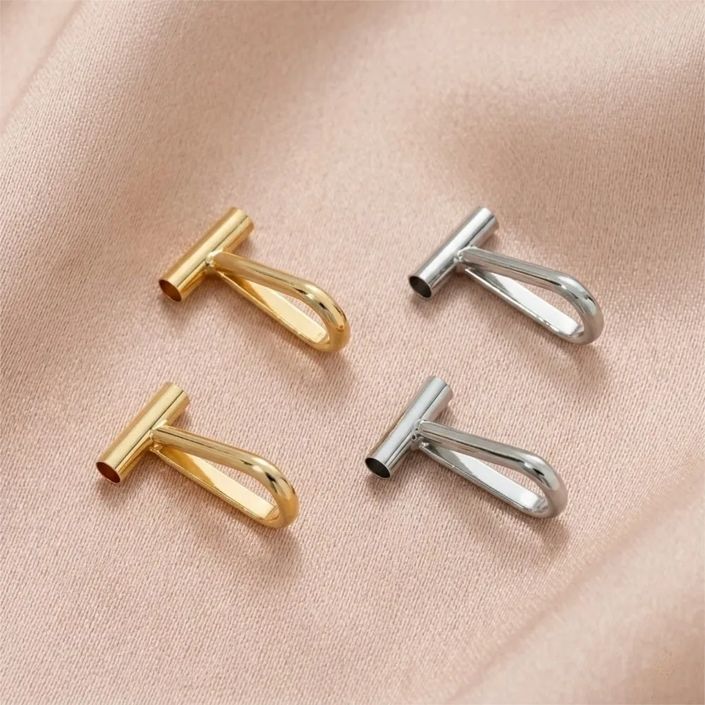 2pcs 14K Brass Vertical Pin to Pendant Brooch Necklace Keychain Converters Tube Design with Bail Convert for DIY Jewelry Making 2pcs 14K Brass Vertical Pin to Pendant Brooch Necklace Keychain Converters Tube Design with Bail Convert for DIY Jewelry Making