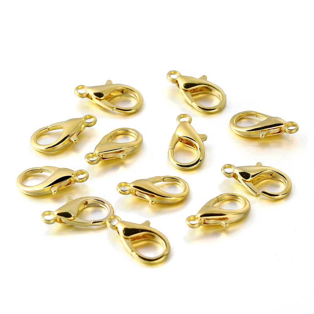 10pcs/lot Multiple Size Lobster Clasps Necklace Hooks Bracelets Connector Findings DIY Chains Jewelry Making Supplies Wholesale 10pcs/lot Multiple Size Lobster Clasps Necklace Hooks Bracelets Connector Findings DIY Chains Jewelry Making Supplies Wholesale