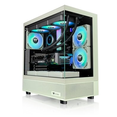 Gabinete Gamer Thermaltake View 270 Plus TG ARGB, Mid-Tower, Lateral em Vidro, 3x FANs ARGB, Matcha Green - CA-1Y7-00MEWN-01 Gabinete Gamer Thermaltake View 270 Plus TG ARGB, Mid-Tower, Lateral em Vidro, 3x FANs ARGB, Matcha Green - CA-1Y7-00MEWN-01