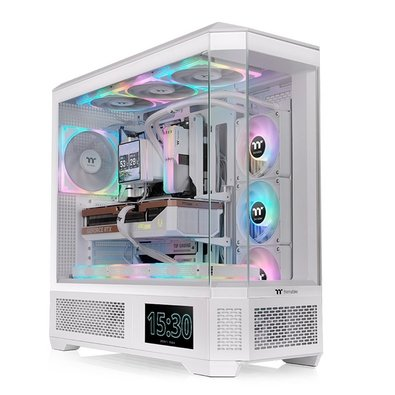 Gabinete Gamer Thermaltake View 600 TG, Full-Tower, 4x Painéis de Vidro, Snow - CA-11H-00F6WN-00 Gabinete Gamer Thermaltake View 600 TG, Full-Tower, 4x Painéis de Vidro, Snow - CA-11H-00F6WN-00