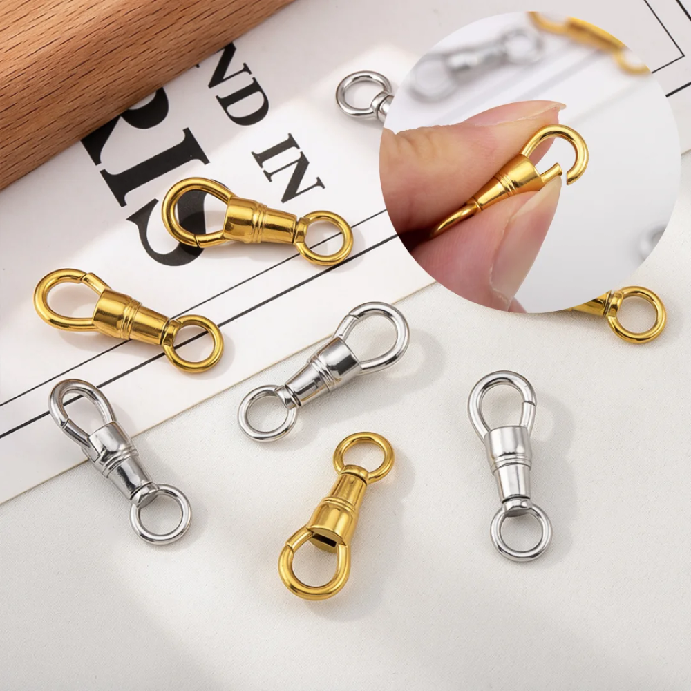 2pcs 1pcs Stainless Steel Bag Key Chain Hook Clasps Lobster Clasp Hooks Connectors for DIY Jewelry Making Supplies Accessories 2pcs 1pcs Stainless Steel Bag Key Chain Hook Clasps Lobster Clasp Hooks Connectors for DIY Jewelry Making Supplies Accessories