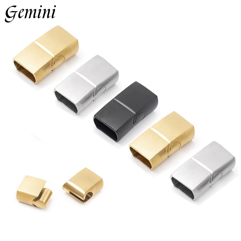 10Pcs 316L Stainless Steel Clasps Hole 12x6mm 12x4mm for Leather Bracelets Clasp Magnet DIY Bracelet Jewelry Making Accessories 10Pcs 316L Stainless Steel Clasps Hole 12x6mm 12x4mm for Leather Bracelets Clasp Magnet DIY Bracelet Jewelry Making Accessories