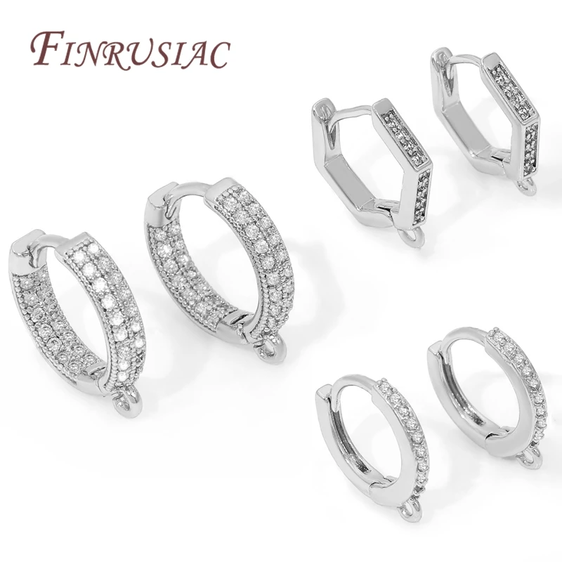 Rhodium-plated Ear Wires,Round Earring Hooks,Earring Fixtures,DIY Women's Earring Jewelry Making Supplies Rhodium-plated Ear Wires,Round Earring Hooks,Earring Fixtures,DIY Women's Earring Jewelry Making Supplies