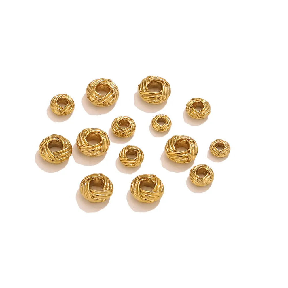 10pcs Stainless Steel Mesh Weaving Spacer Beads For Jewelry Making DIY Bracelet Necklace Handmade Jewelry Loose Bead Supplies 10pcs Stainless Steel Mesh Weaving Spacer Beads For Jewelry Making DIY Bracelet Necklace Handmade Jewelry Loose Bead Supplies