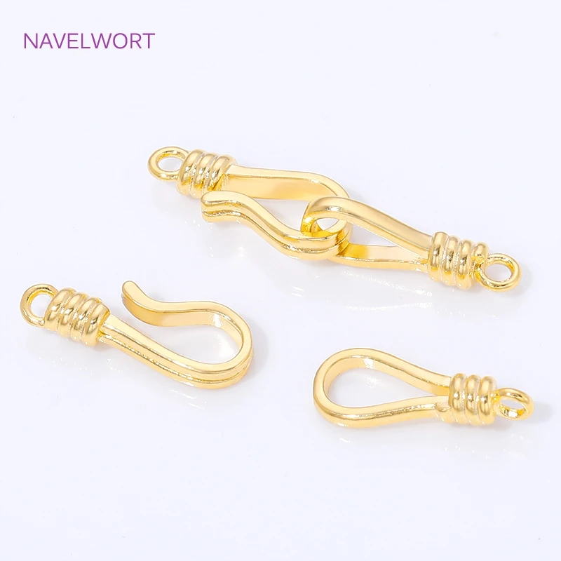 33mm*6.5mm 18K Gold Plated Clasps For Jewelry,Brass End Clasps Connectors For Bracelet Making Supplies,DIY Jewelry Materials 33mm*6.5mm 18K Gold Plated Clasps For Jewelry,Brass End Clasps Connectors For Bracelet Making Supplies,DIY Jewelry Materials