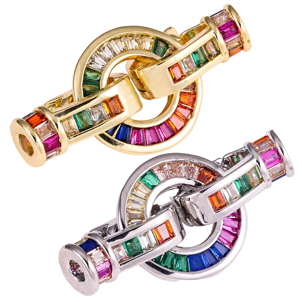 Juya 18K Gold Silver Plated Decorative Connector Fastener Hooks Lock Clasps For DIY Women Crystals Gems Pearls Jewelry Making Juya 18K Gold Silver Plated Decorative Connector Fastener Hooks Lock Clasps For DIY Women Crystals Gems Pearls Jewelry Making