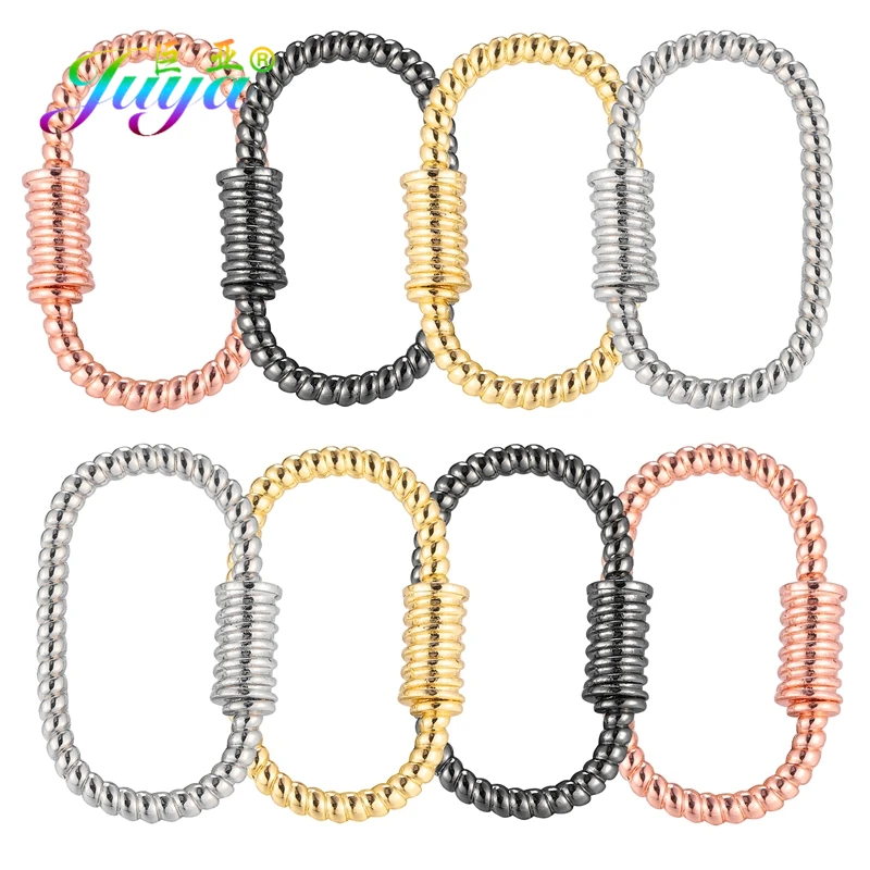 Juya DIY Decoration Carabiner Fastener Spring Lobster Screw Locket Clasps Accessories For Keychain Necklace Making Juya DIY Decoration Carabiner Fastener Spring Lobster Screw Locket Clasps Accessories For Keychain Necklace Making