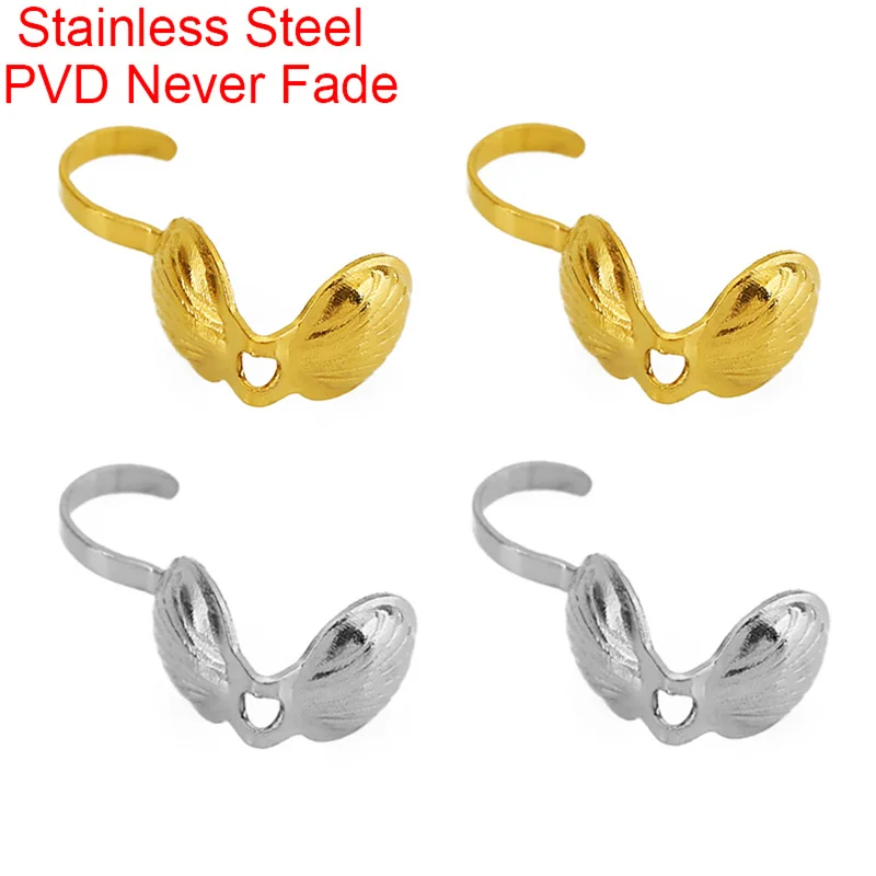 20pcs Never Fade PVD Stainless Steel Necklace Connectors Crimp Beads End Clasps Hooks Beading Supplies Jewelry Bracelet Making 20pcs Never Fade PVD Stainless Steel Necklace Connectors Crimp Beads End Clasps Hooks Beading Supplies Jewelry Bracelet Making