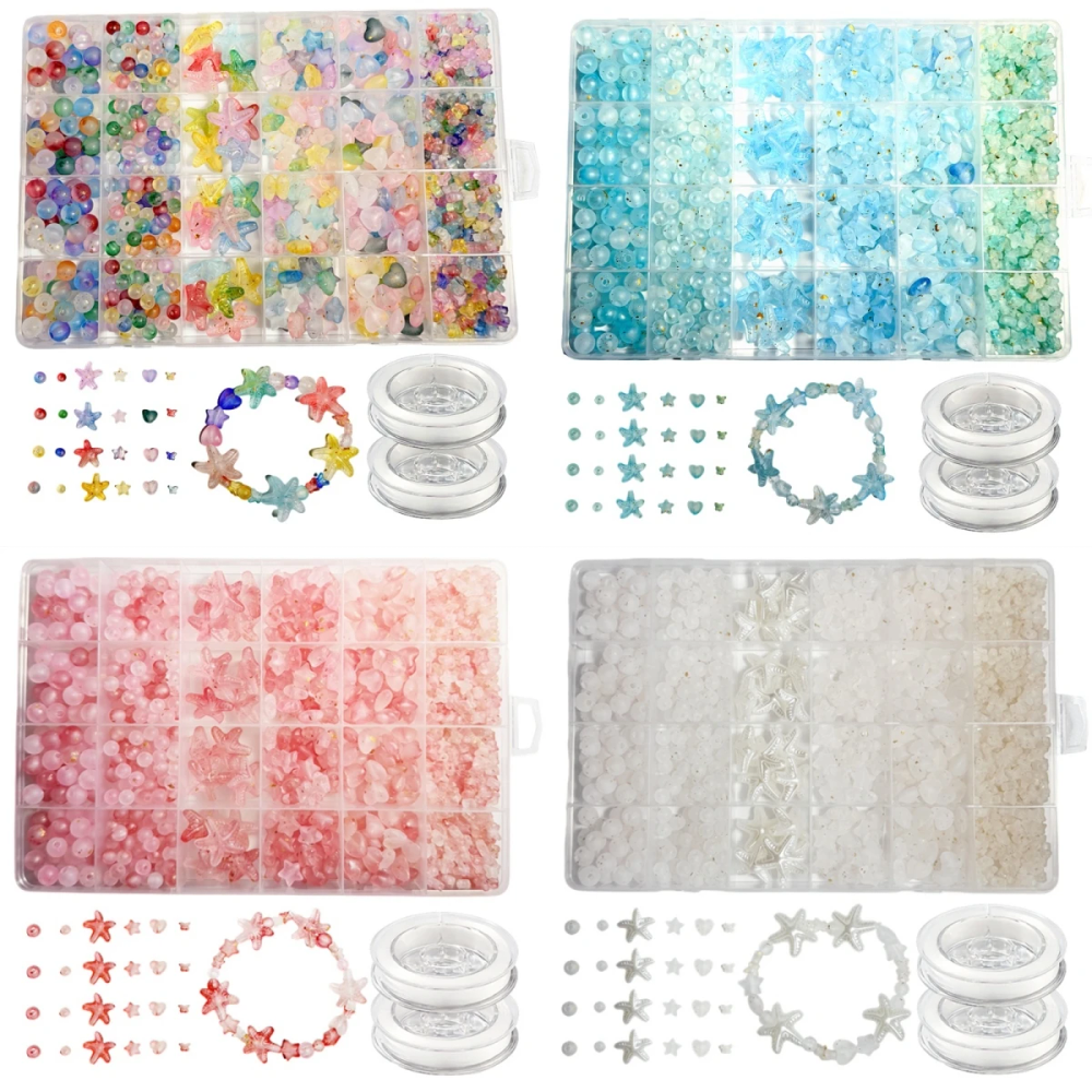 7-19mm825pcs Matte gradient loose gold box, 24 grids, acrylic beads, DIY beads, bracelets, necklaces, decorations. festival gift 7-19mm825pcs Matte gradient loose gold box, 24 grids, acrylic beads, DIY beads, bracelets, necklaces, decorations. festival gift