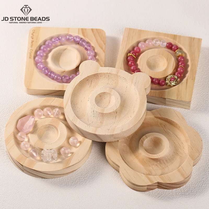 1Pc DIY Natural Wooden Beading Design Board Suitable For Jewelry Making Bracelets Necklaces Crafts Tray Practical Display 1Pc DIY Natural Wooden Beading Design Board Suitable For Jewelry Making Bracelets Necklaces Crafts Tray Practical Display