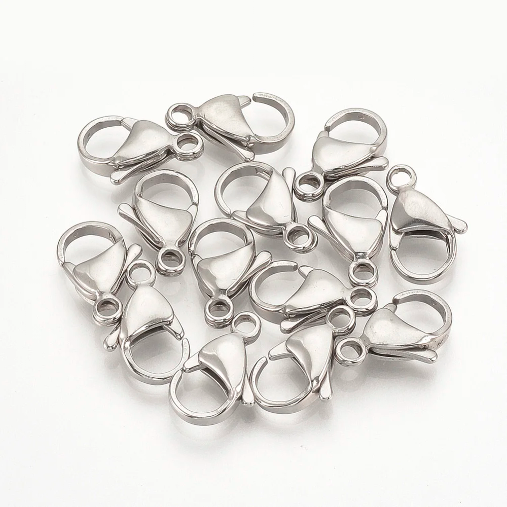 Pandahall 50pcs 304 Stainless Steel Lobster Claw Clasps Hooks Claw for Bracelets Necklaces diy Jewelry Finding Supplies 9x6x3mm Pandahall 50pcs 304 Stainless Steel Lobster Claw Clasps Hooks Claw for Bracelets Necklaces diy Jewelry Finding Supplies 9x6x3mm