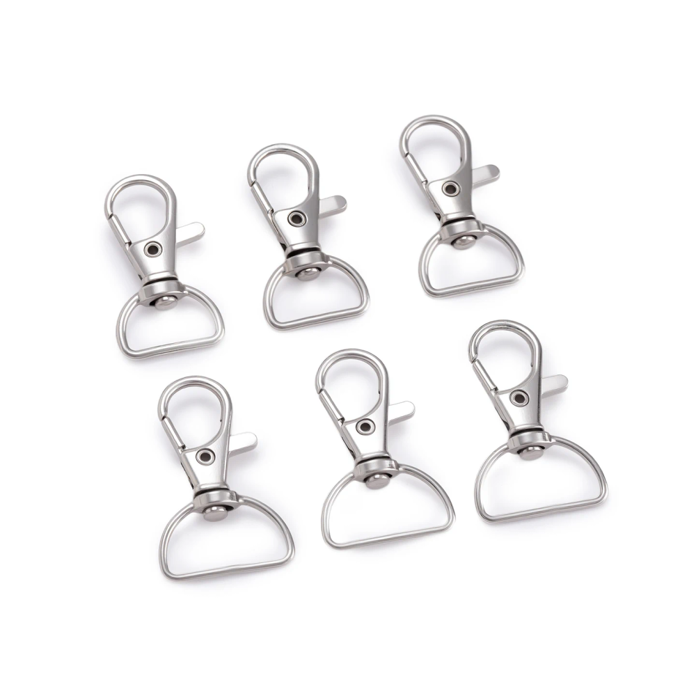 5pcs Swivel Clasps Lanyard Snap Hooks Key Chain Clip Hook Metal Lobster Claw Clasp for Keychain Sewing Jewelry DIY Crafts 5pcs Swivel Clasps Lanyard Snap Hooks Key Chain Clip Hook Metal Lobster Claw Clasp for Keychain Sewing Jewelry DIY Crafts