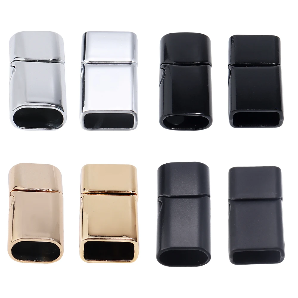 5Pcs Alloy Magnetic Clasps Round Square Corners Leather Cord End Clasp Connectors For DIY Jewelry Making Bracelet Accessories 5Pcs Alloy Magnetic Clasps Round Square Corners Leather Cord End Clasp Connectors For DIY Jewelry Making Bracelet Accessories