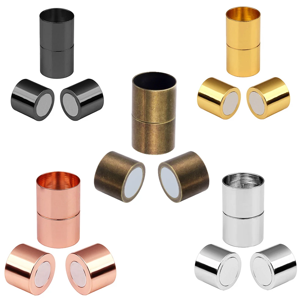 5sets Strong Magnetic Clasps 3/4/5/6/7/8/10/12/14/15mm Leather Cord End Clasp Buckle Connectors For DIY Jewelry Making Findings 5sets Strong Magnetic Clasps 3/4/5/6/7/8/10/12/14/15mm Leather Cord End Clasp Buckle Connectors For DIY Jewelry Making Findings