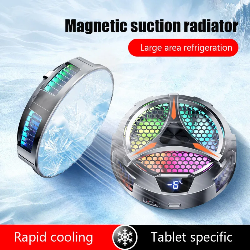 X42 Magnetic Cooling fan for iPad tablet Dedicated radiator With LED Digital display Type C charger cooler for iPad iPhone Mac X42 Magnetic Cooling fan for iPad tablet Dedicated radiator With LED Digital display Type C charger cooler for iPad iPhone Mac