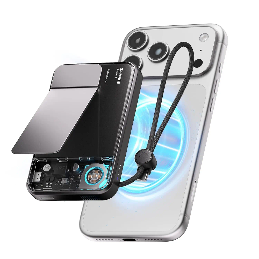 25W Qi2.2 MagSafe Power Bank 10000mAh with Active Cooling & Built-in Cable for iPhone 16/15/14 25W Qi2.2 MagSafe Power Bank 10000mAh with Active Cooling & Built-in Cable for iPhone 16/15/14