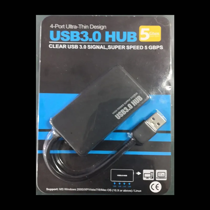 High Speed USB 3.0/Type-C Hub External 4 Ports Adapter Splitter USB Expander For Laptop PC Office Supplies High Speed USB 3.0/Type-C Hub External 4 Ports Adapter Splitter USB Expander For Laptop PC Office Supplies