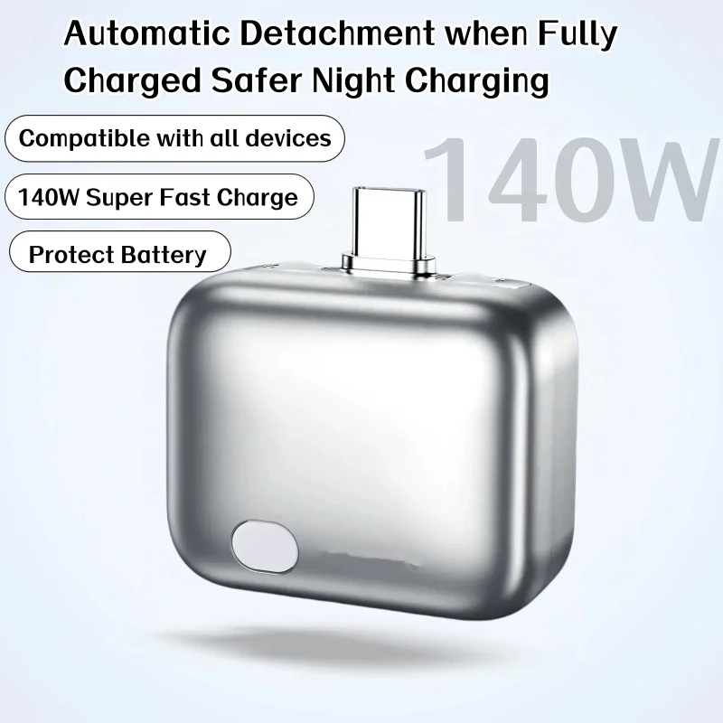 140W Fast Charger Phone Adapter Physical Full Charge Disconnector Automatically Cuts Power Ejects Phone When Fully Charged 140W Fast Charger Phone Adapter Physical Full Charge Disconnector Automatically Cuts Power Ejects Phone When Fully Charged