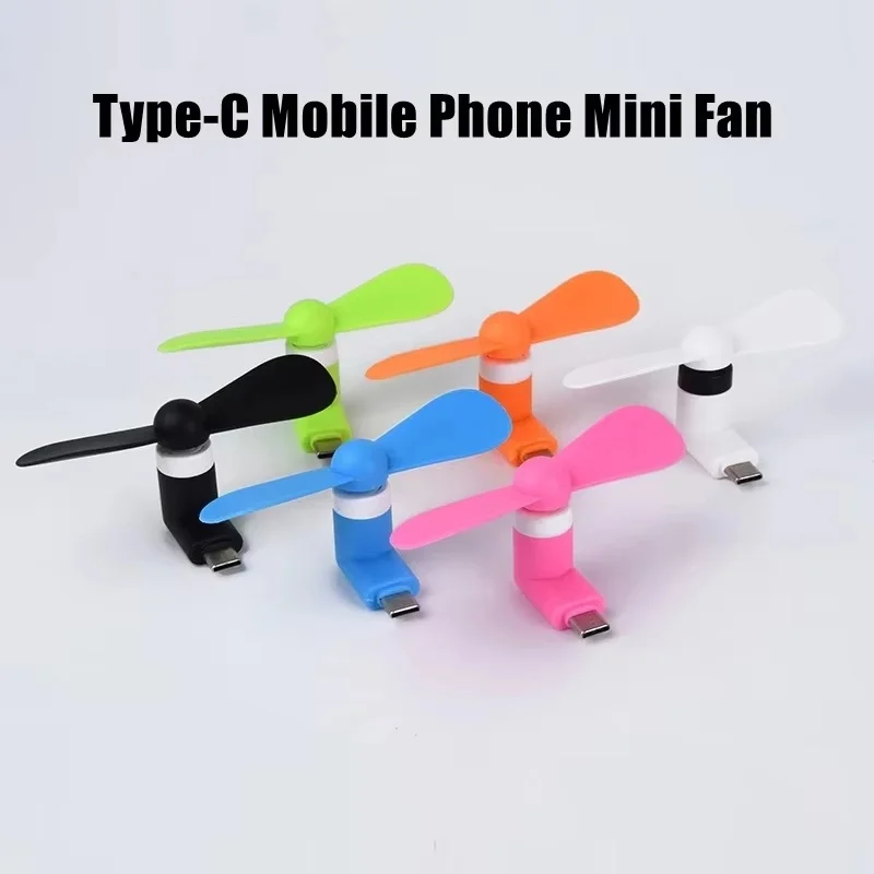 Creative Mini Portable Type C Fan Mobile Phone Fan Charging Treasure Cooling Fan Type C Gadget Fans For iPhone Huawei OPPO Vivo Creative Mini Portable Type C Fan Mobile Phone Fan Charging Treasure Cooling Fan Type C Gadget Fans For iPhone Huawei OPPO Vivo