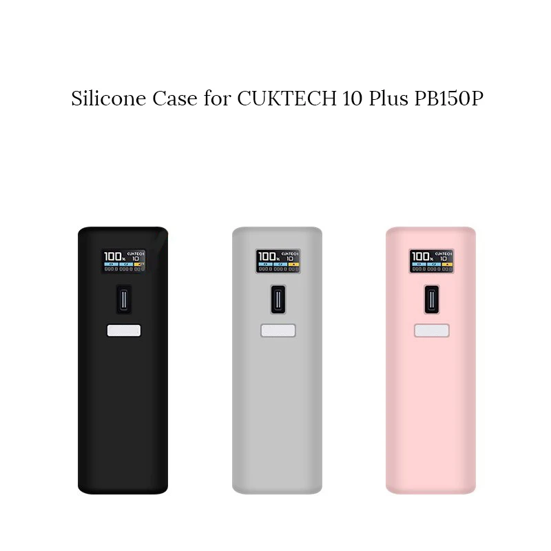 Silicone Protective Case for CUKTECH 10 Plus Super Power Stick (PB150P) Shockproof Anti-Slip Full Cover Silicone Protective Case for CUKTECH 10 Plus Super Power Stick (PB150P) Shockproof Anti-Slip Full Cover