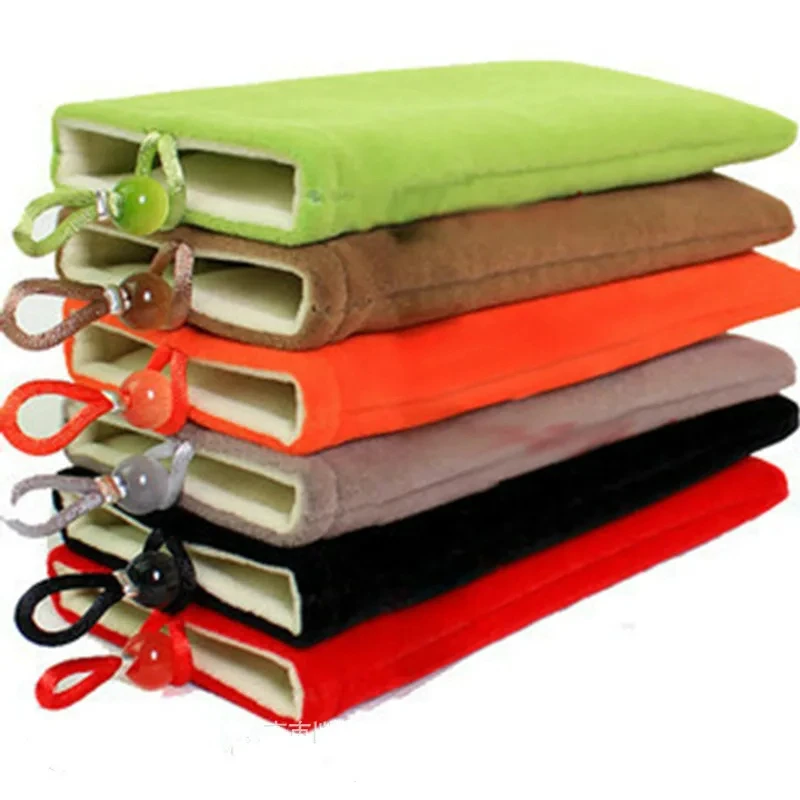1pc Flannelette Cellphone Holder Bag Power Bank Organizer Protective Case Cover Lipsticks Cable Organizer Sleeve Color At Random 1pc Flannelette Cellphone Holder Bag Power Bank Organizer Protective Case Cover Lipsticks Cable Organizer Sleeve Color At Random