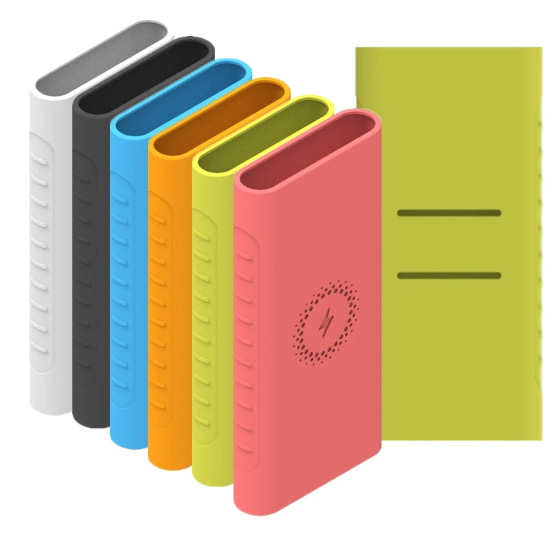 Soft Silicone Protective Case Cover for Xiaomi Power Bank 3 10000 MAh PLM13ZM Dual USB Port Sleeve Power Bank Model WPB15ZM Soft Silicone Protective Case Cover for Xiaomi Power Bank 3 10000 MAh PLM13ZM Dual USB Port Sleeve Power Bank Model WPB15ZM
