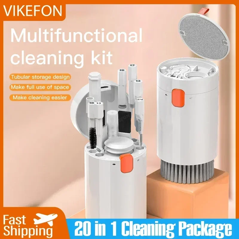 20 in 1/10 in 1 Digital Camera Headset Mobile Phone Laptop Keyboard Cleaning Tool Set Cleaning Brush Multiple Models Cleaner Kit 20 in 1/10 in 1 Digital Camera Headset Mobile Phone Laptop Keyboard Cleaning Tool Set Cleaning Brush Multiple Models Cleaner Kit