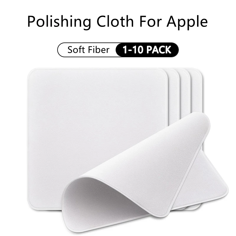 1-10pc Polishing Cloth For Apple iPhone Screen For Apple Watch iPad Mac iPod Display Delicate Cleaning Cloth Dust Remover Polish 1-10pc Polishing Cloth For Apple iPhone Screen For Apple Watch iPad Mac iPod Display Delicate Cleaning Cloth Dust Remover Polish