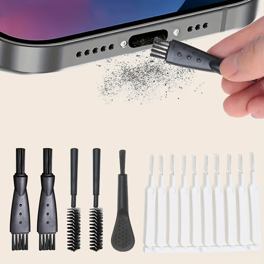 18PCS Universal Phone Charger Port Cleaner, Dustproof USB-C/Lightning Cleaning Brush Set Kit for iPhone SamsungCleaning Tools 18PCS Universal Phone Charger Port Cleaner, Dustproof USB-C/Lightning Cleaning Brush Set Kit for iPhone SamsungCleaning Tools