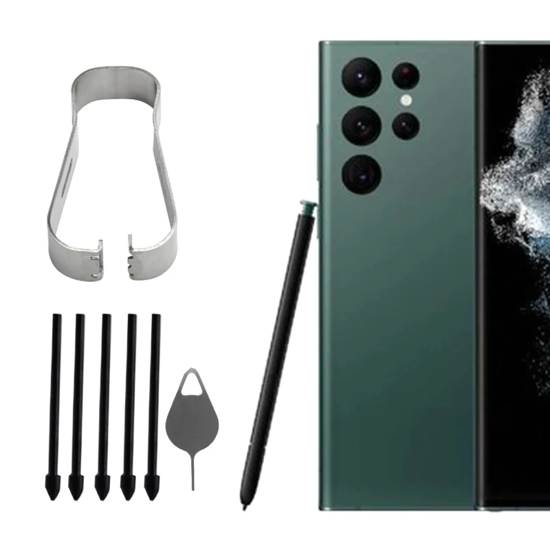 Compatible with S22 Ultra 5G Stylus Pen Replacement Tips Set with Removal Tweezer High Quality S Pen Repair Kit Top Quality Compatible with S22 Ultra 5G Stylus Pen Replacement Tips Set with Removal Tweezer High Quality S Pen Repair Kit Top Quality