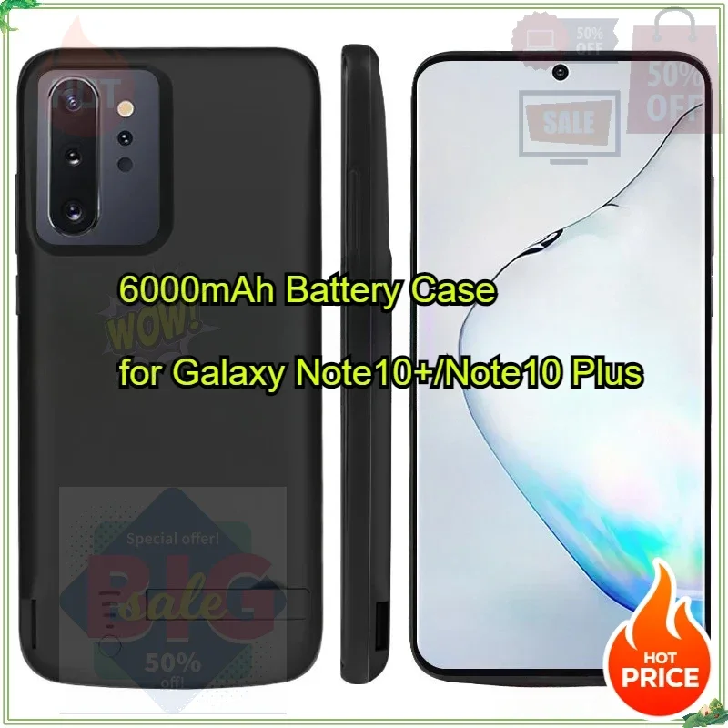 6000mAh Battery Case for Galaxy Note10+ 5G Portable Charging Cover Extended Battery Pack Power Bank Galaxy Note 10+/Note10 Plus 6000mAh Battery Case for Galaxy Note10+ 5G Portable Charging Cover Extended Battery Pack Power Bank Galaxy Note 10+/Note10 Plus