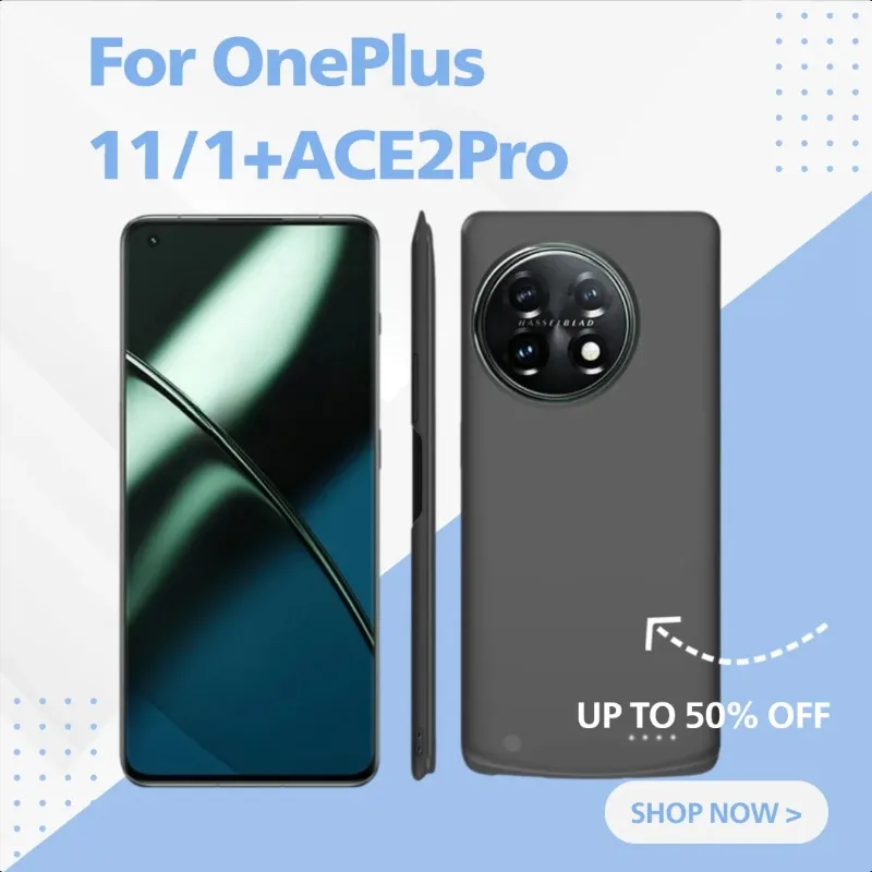 For OnePlus 11/1+ACE2Pro Phone Battery Case Large Capacity Power Bank Portable Wireless Power Supply Set For OnePlus 11/1+ACE2Pro Phone Battery Case Large Capacity Power Bank Portable Wireless Power Supply Set