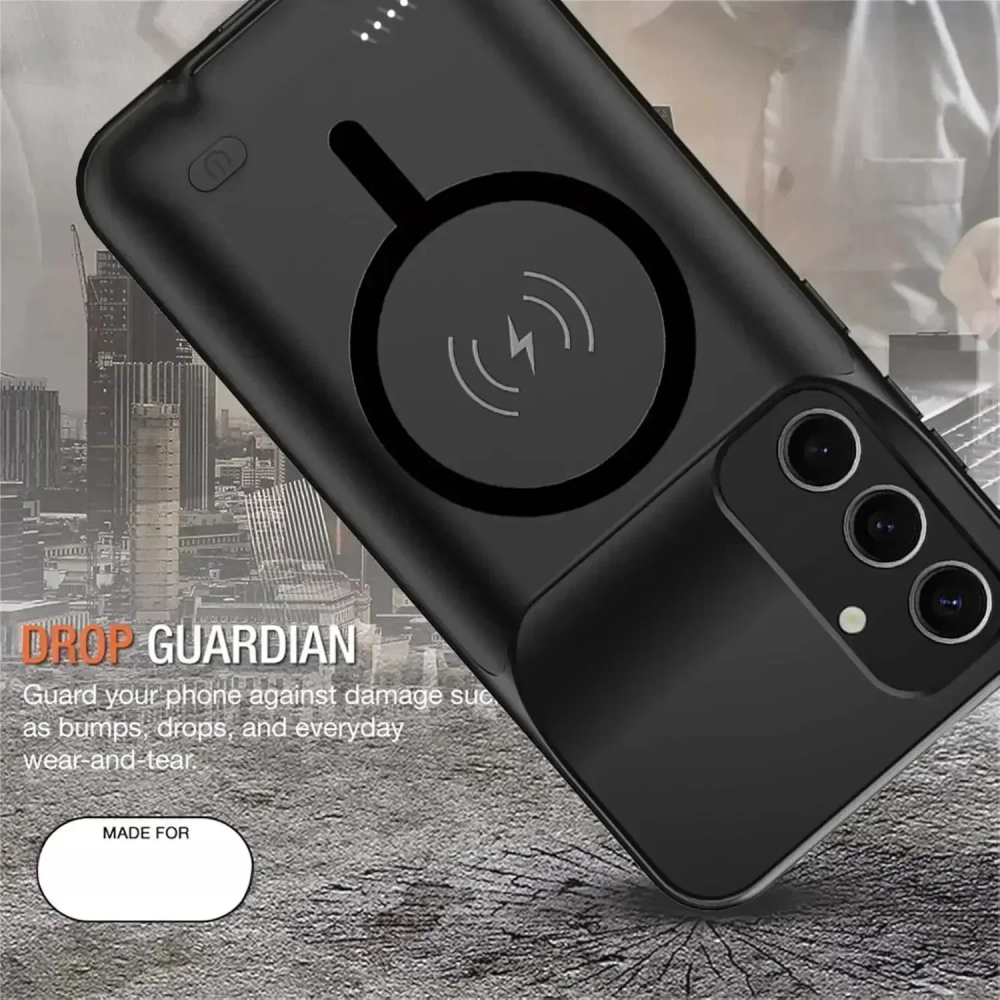 10000Mah Power Bank for Samsung Galaxy A17 A36 A56 A54 A35 A55 A16 A15 A34 S23 S24 S25 Ultra Battery Case Wireless Powerbank