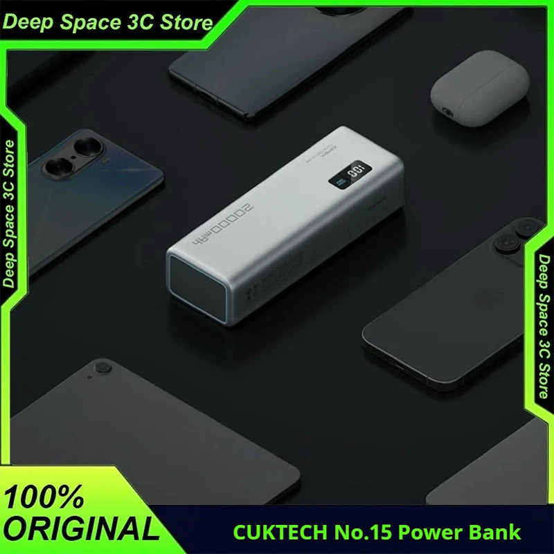 CUKTECH No.15 20000mAh Power Bank 150W Fast Charging Portable Charger External Battery Mobile PowerBank For iPhone16 Laptop