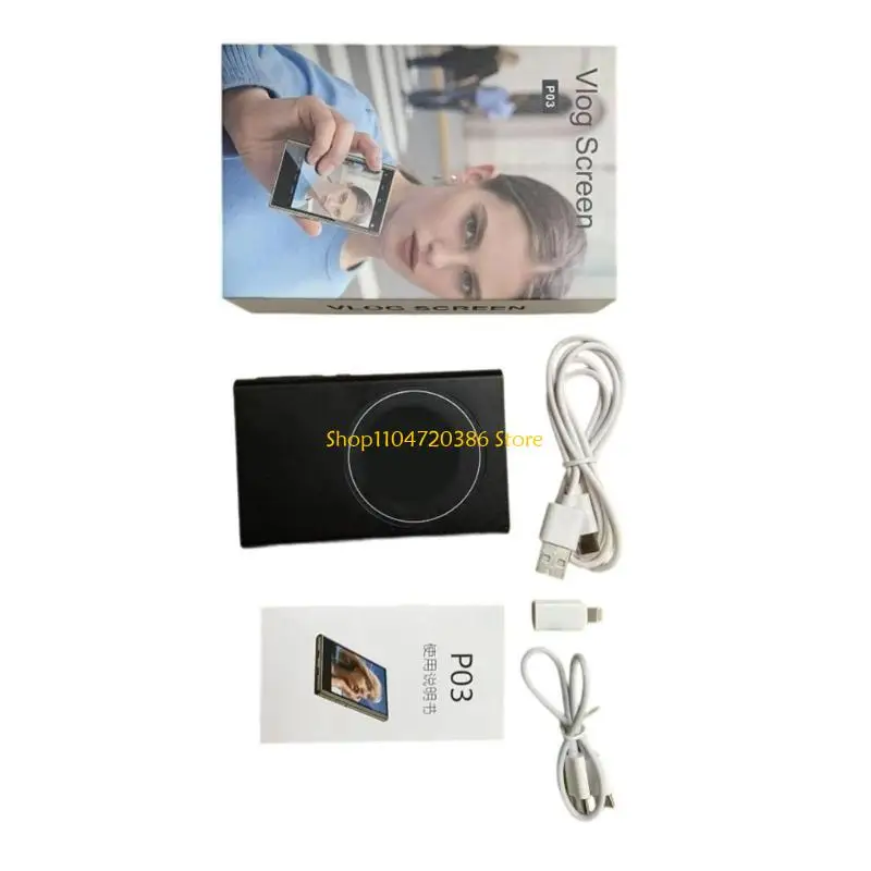K0EA Selfie Screen With Rechargeable Battery Monitoring For Enhances Mobile Photography Experience