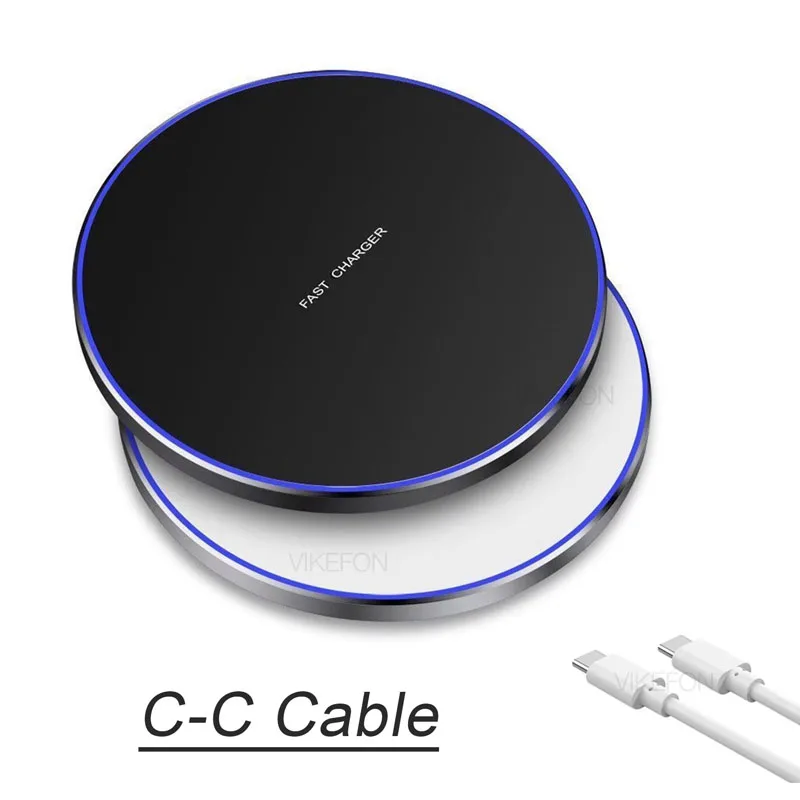 Wireless Charging Pad Fast Wireless Charger Compatible for iPhone 17 Pro 16 15 14 13 12 SE XS Max XR AirPods for Samsung Galaxy Wireless Charging Pad Fast Wireless Charger Compatible for iPhone 17 Pro 16 15 14 13 12 SE XS Max XR AirPods for Samsung Galaxy