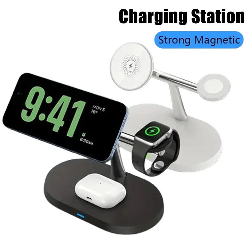 3 In 1 Opansten Magnetic Wireless Charger Stand For iPhone 17 16 15 14 13 12 Pro iWatch 10 9 Airprods 4 3 Fast Charging Station 3 In 1 Opansten Magnetic Wireless Charger Stand For iPhone 17 16 15 14 13 12 Pro iWatch 10 9 Airprods 4 3 Fast Charging Station