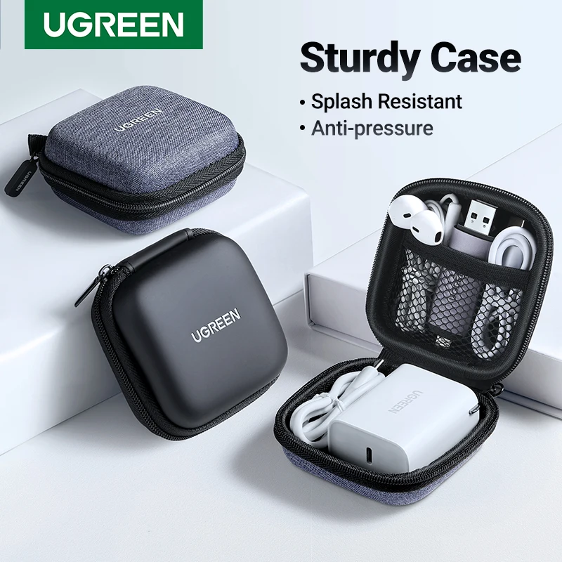 UGREEN Storage Case Bag for Airpods Charger Cable Bluetooth Headphones Funds Luxury Storage Case UGREEN Storage Case Bag for Airpods Charger Cable Bluetooth Headphones Funds Luxury Storage Case