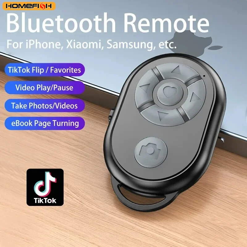 Bluetooth Remote for iPhone Xiaomi IOS Android Phone Universal Remote Control Selfie Stick Bluetooth Camera Controller Bluetooth Remote for iPhone Xiaomi IOS Android Phone Universal Remote Control Selfie Stick Bluetooth Camera Controller